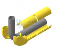 Скорлупа ППУ Ст со стеклопластиком 40x76