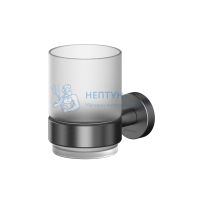 Стакан подвесной Whitecross Ergo ER2230GM (оружейная сталь)