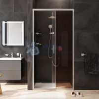 Дверь душевая в нишу 1000x25 Am.Pm Gem W90G-100-1-195MBr