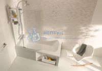 Акриловая ванна с каркасом Jacob Delafon Bain-Douche 160x85 прямоугольная E6D066R-00
