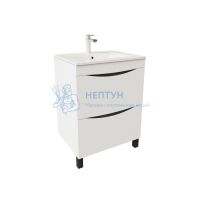 Тумба напольная, белая, 60 см, Cloud, Iddis CLO60WFi95. Подходит ум. 0136000i28