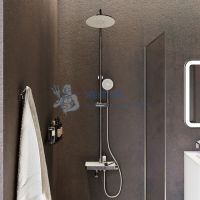 Смеситель для ванны с верхним душем, Shelfy, Iddis, SHESBBTi06
