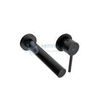 Смеситель для раковины срытого монтажа REA TESS BLACK MAT + BOX REA-B0412