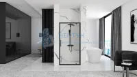 Душевая распашная дверь REA RAPID SWING 100 REA-K6410