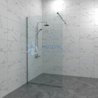 Душевая перегородка Triton Плано-Хром 80x200