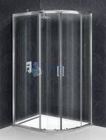 Асимметричный душевой угол 1200x800 Стекло прозрачное Профиль Хром BelBagno UNO-195-RH-2-120/80-C-Cr