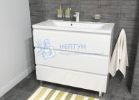 Тумба с раковиной Эстет Bali New 100 ФР-00009971 напольная универсальная 3 ящика