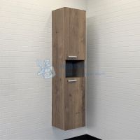 Шкаф-колонна Comforty Никосия-35 дуб темный 00-00009554CF