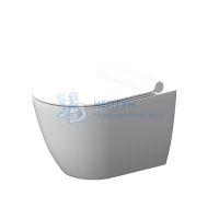 Подвесной унитаз безободковый с сиденьем микролифт Damixa Apollo DX22C1700SC