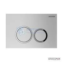 Комплект Grossman инсталляция Galaxy 900.K31.01.000+клавиша смыва 700.K31.01.110.110 хром матовый