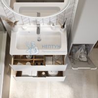 Шкаф-пенал Briz Прато 35 см Светло-серый матовый 240 04-06к35-00 02 ЛТ