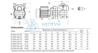 Насос для бассейна с префильтром Unipump JET POOL HCP 1100
