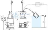 Дренажный насос Unipump VORT 401 PW