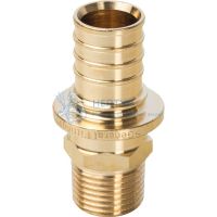Переходник с наружной резьбой 25x1/2" для труб из сшитого полиэтилена аксиальный Stout SFA-0001-002512