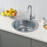 Мойка нержавеющая сталь, шелк, D490, Suno S, Iddis SUN49S0i77