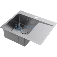 Прямоугольная одинарная мойка Omoikiri Akisame 65-L Нержавеющая сталь 4973058