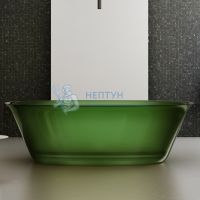 Прозрачная ванна ABBER Kristall AT9707Emerald зеленая