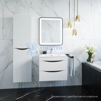 Тумба подвесная, белая, 60 см, Cloud, Iddis CLO60W0i95. Подходит умывальник: 0136000i28
