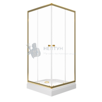 Душевое ограждение "Вента-Голд" 90x90, квадрат, низ. подд. Triton