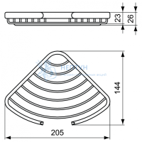 Полочка угловая Ideal Standard CONNECT A9157AA