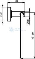 Полотенцедержатель-кольцо Ideal Standard IOM A9130XG
