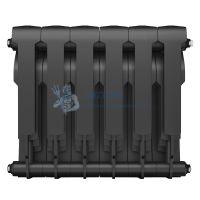 Биметаллический радиатор Royal Thermo BiLiner 350 Noir Sable 6 секций