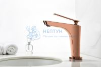 Смеситель ABBER Zeitlos AF8909RG для раковины, розовое золото