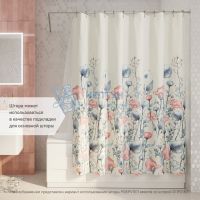 Штора для ванной комнаты, 180*180 см, PEVA, P08PV11i11, Iddis