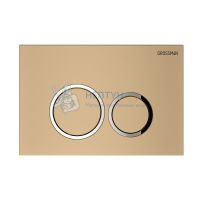 Комплект Grossman инсталляция Galaxy 900.K31.01.000+клавиша смыва 700.K31.01.310.310 золото матовый