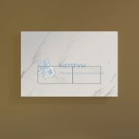 Клавиша смыва, универсальная, белый мрамор, On-X, 001, Iddis, ONX01W0i77
