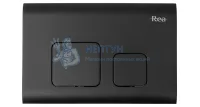 Инсталляция с клавишей REA F Black mat REA-E3652
