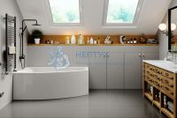 Акриловая ванна Vagnerplast Veronela 160x105 асимметричная VPBA160VEA3LX-04