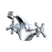 Смеситель Prohanss P10.10 для раковины вентильный монолитный, хром