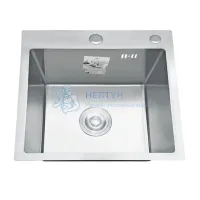 Мойка для кухни Diadonna DS5050 сатин нерж. сталь, размер 500*500*200 мм