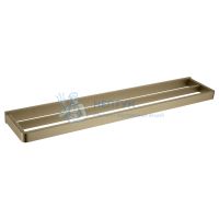 Полотенцедержатель двойной ABBER Westen AA1756G золото матовое