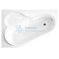 Акриловая ванна Vagnerplast Selena 147x100 асимметричная VPBA141SEL3LE-04