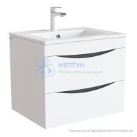 Тумба подвесная, белая, 60 см, Cloud, Iddis CLO60W0i95. Подходит умывальник: 0136000i28