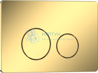 Клавиша смыва 246 х 165 мм, золото глянцевое, нержавеющая сталь IBERICA BLANCA IB.B081.006.002