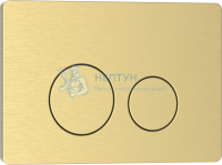 Клавиша смыва 246 х 165 мм, золото матовое, нержавеющая сталь IBERICA BLANCA IB.B081.005.003