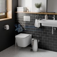 Клавиша смыва 246 х 165 мм, хром матовый, нержавеющая сталь IIBERICA BLANCA IB.B081.003.002