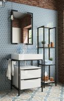 Тумба с раковиной Эстет Comfort Loft 70 ФР-00003613 напольная универсальная 2 ящика с ручками