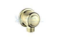 Шланговое подсоединение AQUATEK, полир. золото AQ2461PG КЛАССИК