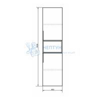Шкаф-колонна Comforty Франкфурт 40 бетон светлый 00-00006505CF