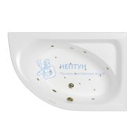 Акриловая ванна Whitecross Aquarella 170x110 асимметричная 0109.170110.100.RELAX.BR бронза