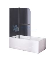 Душевая шторка на ванну Taliente TA-1214CB 120х140 стекло прозрачное 6 мм