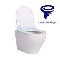 Унитаз подвесной Prato PR-2392A с сиденьем микролифт