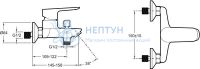 Смеситель для ванны Jacob Delafon E29844-CP Хром