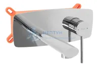Смеситель для раковины срытого монтажа REA OVAL CHROM + BOX REA-B5124