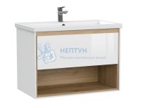 Тумба под раковину подвесная LOUNA для COMO 80 белый полированный Cersanit 64071