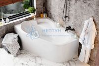 Акриловая ванна Vagnerplast Selena 147x100 асимметричная VPBA141SEL3LE-04